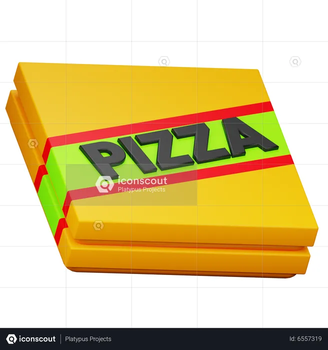 Pizzalieferdienst  3D Icon