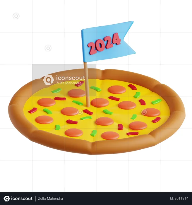 Pizza Party  3D Icon