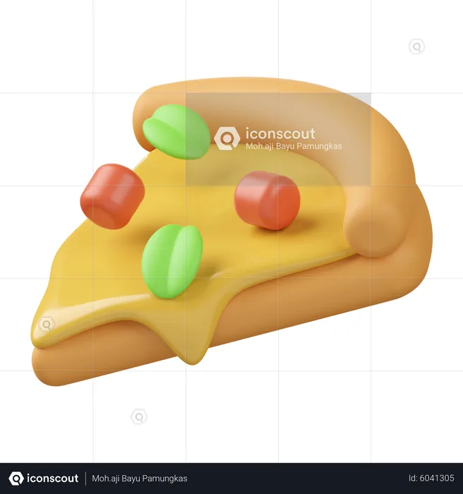 Pizza Slice  3D Icon