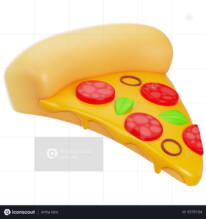 Pizza Slice  3D Icon