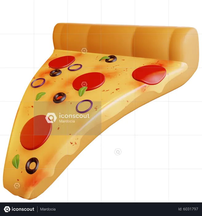 Pizza Slice  3D Icon