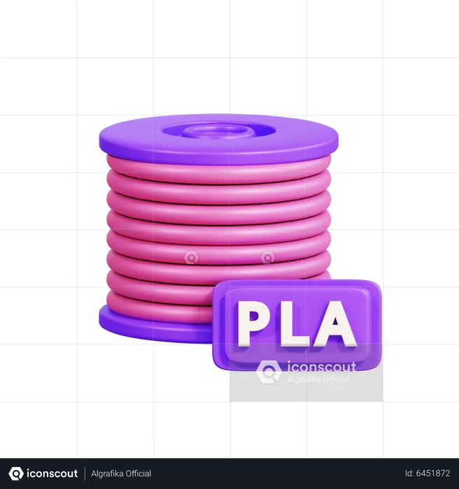 Pla Filament  3D Icon