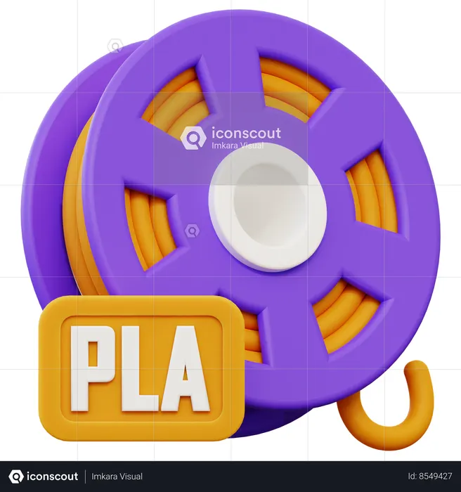 PLA Fillament  3D Icon