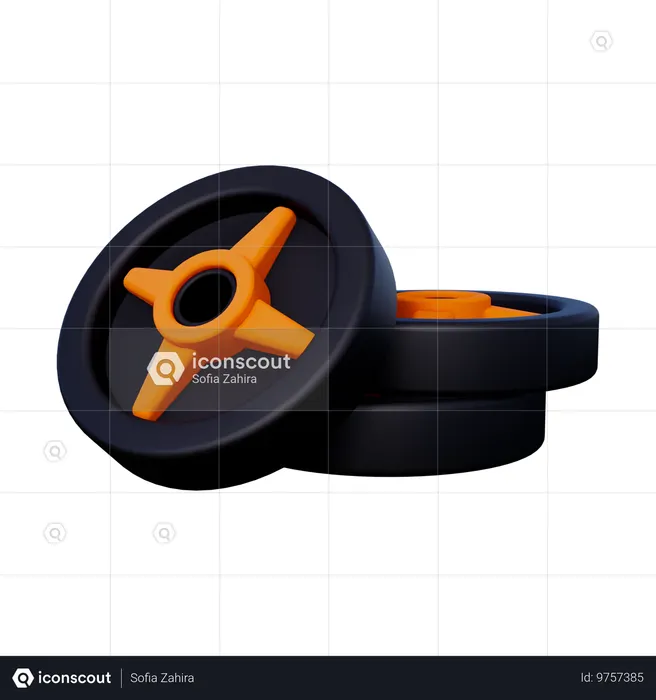Placa de ginástica  3D Icon