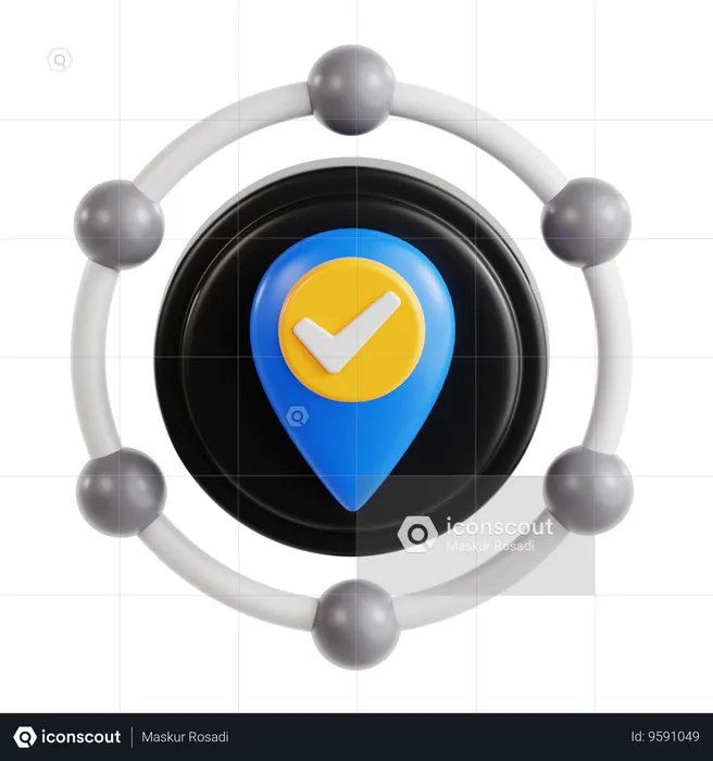 Place  3D Icon