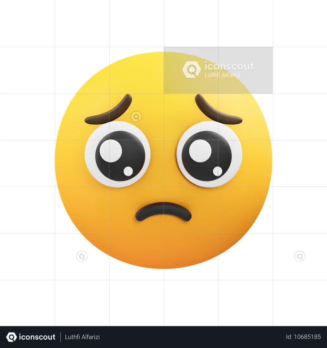 Emoji suppliant Emoji 3D Icon