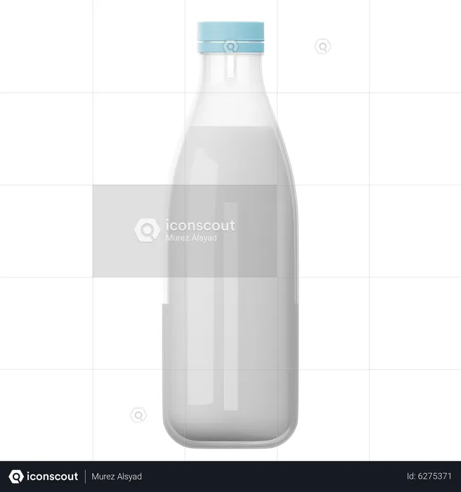 Plain Milk  3D Icon