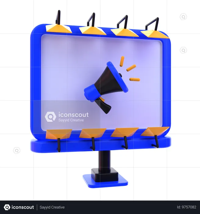Plakatwand  3D Icon
