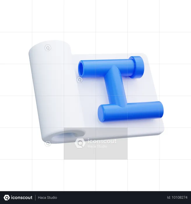 Plan  3D Icon