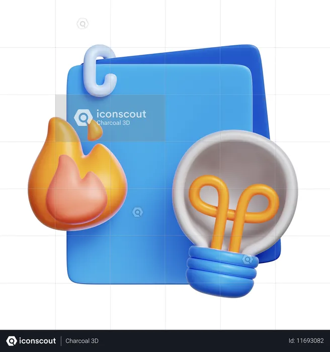 Plan de negocios creativo  3D Icon
