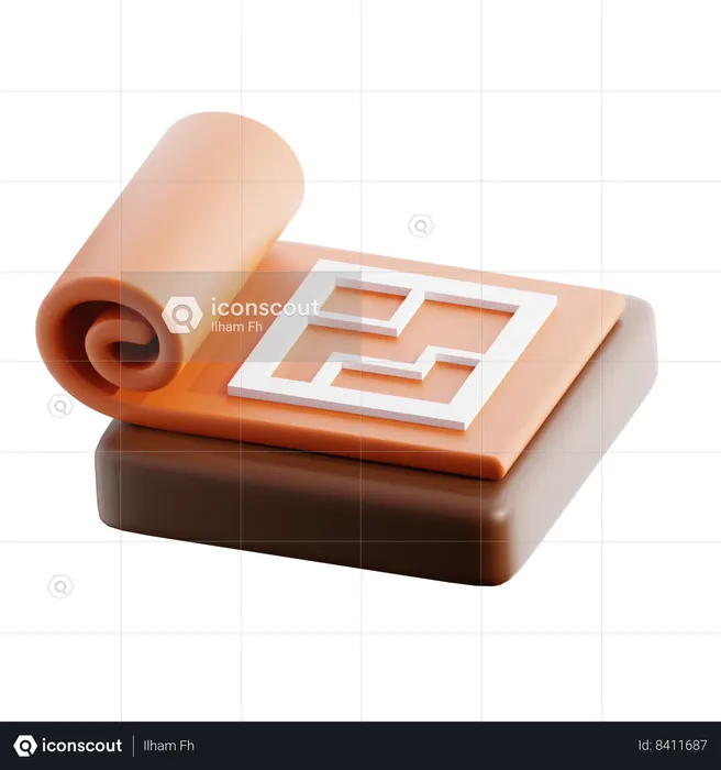 Plan immobilier  3D Icon