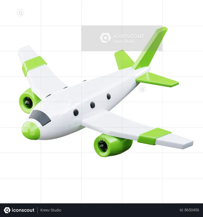 Plane  3D Icon