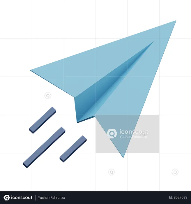 Plane  3D Icon