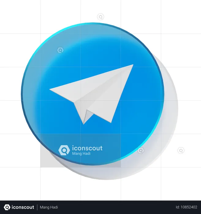 Plane Message  3D Icon