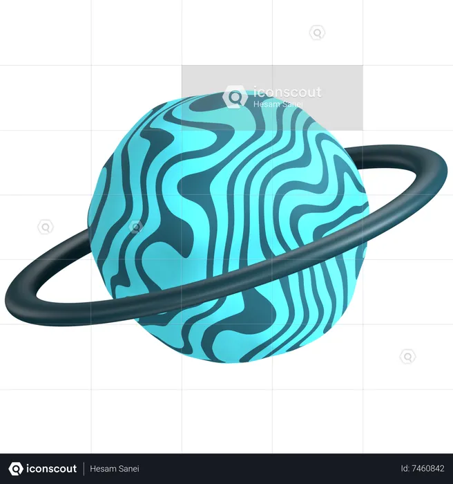 Planet belt  3D Illustration