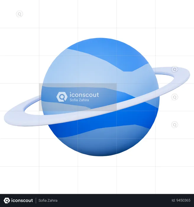 Planeta Netuno  3D Icon