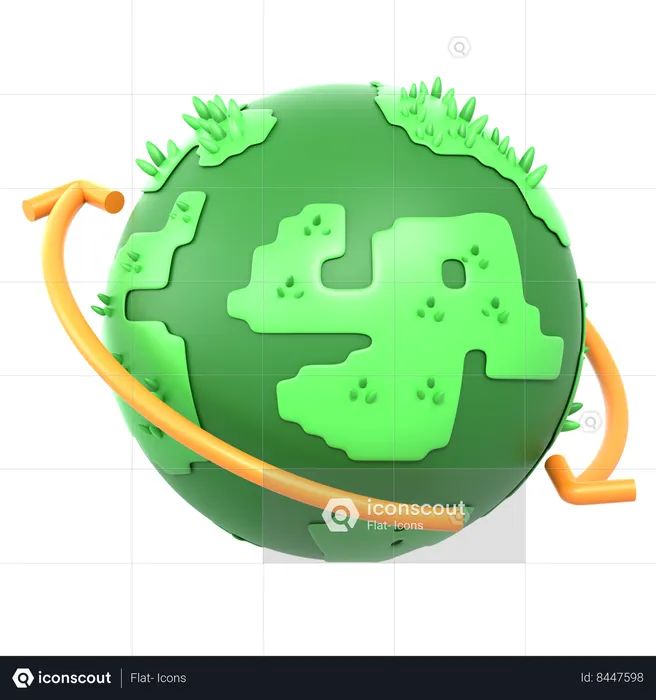 Planeta Terra  3D Icon