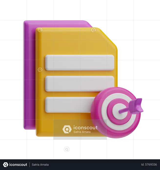 Planificación  3D Icon