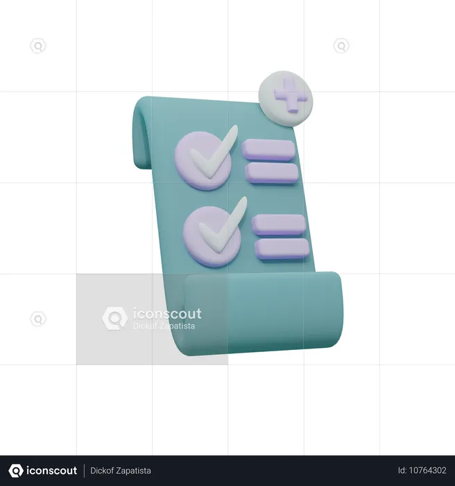 Planning  3D Icon