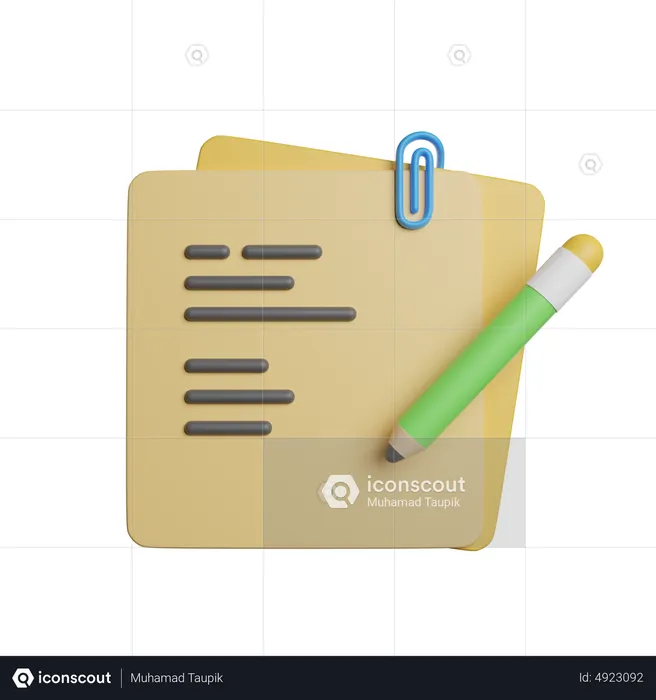 Planning Notes  3D Icon