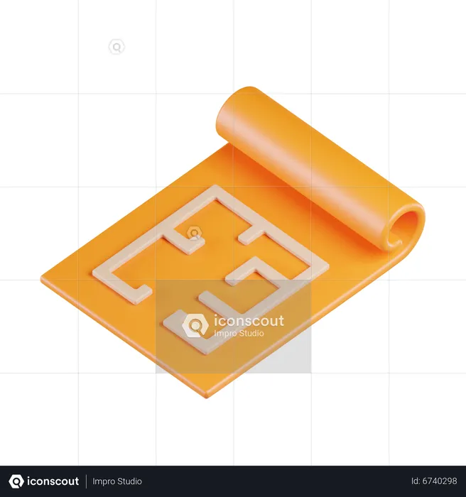 Plano  3D Icon