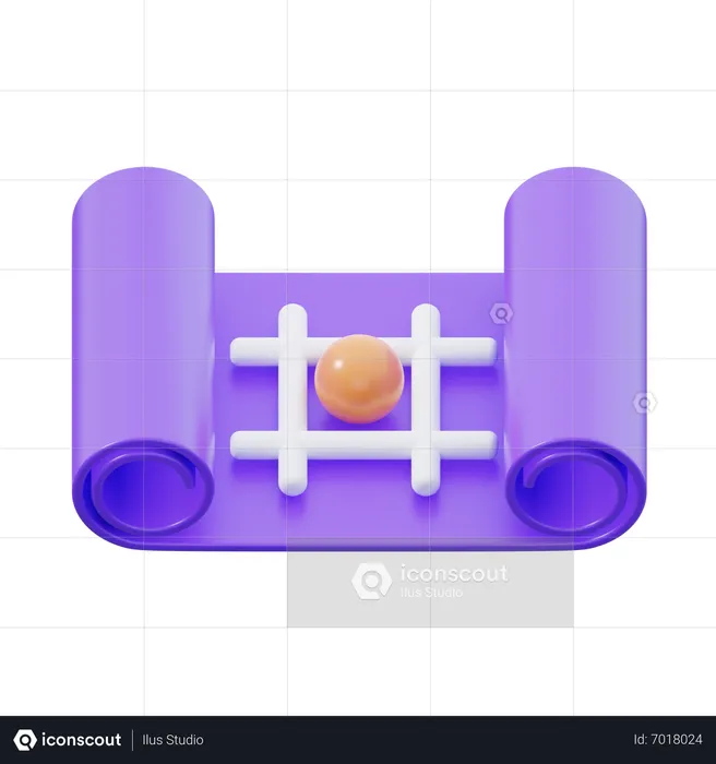 Plano  3D Icon