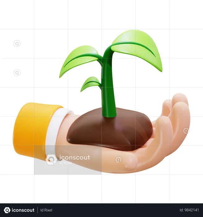 植物  3D Icon