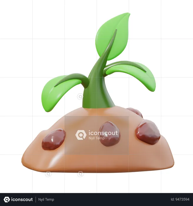 Plant  3D Icon