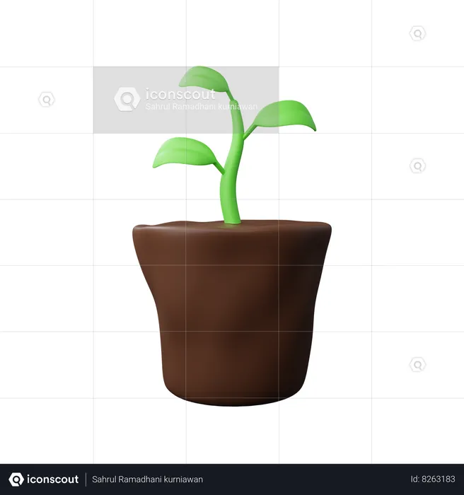 Plant  3D Icon