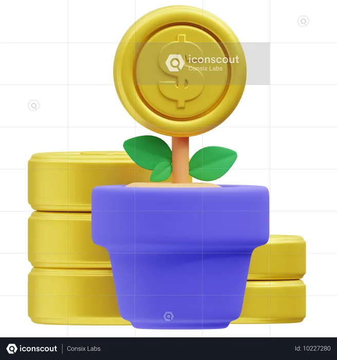 Plant  3D Icon