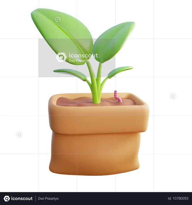 Plant bag  3D Icon