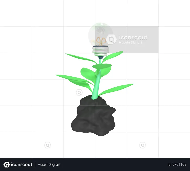 Plant Idea  3D Icon