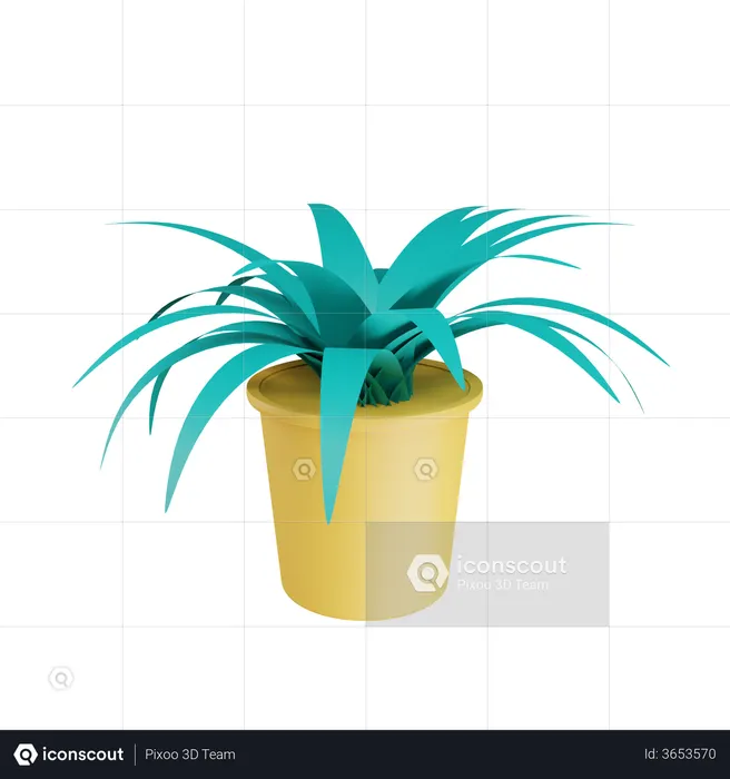 Plant Pot  3D Icon