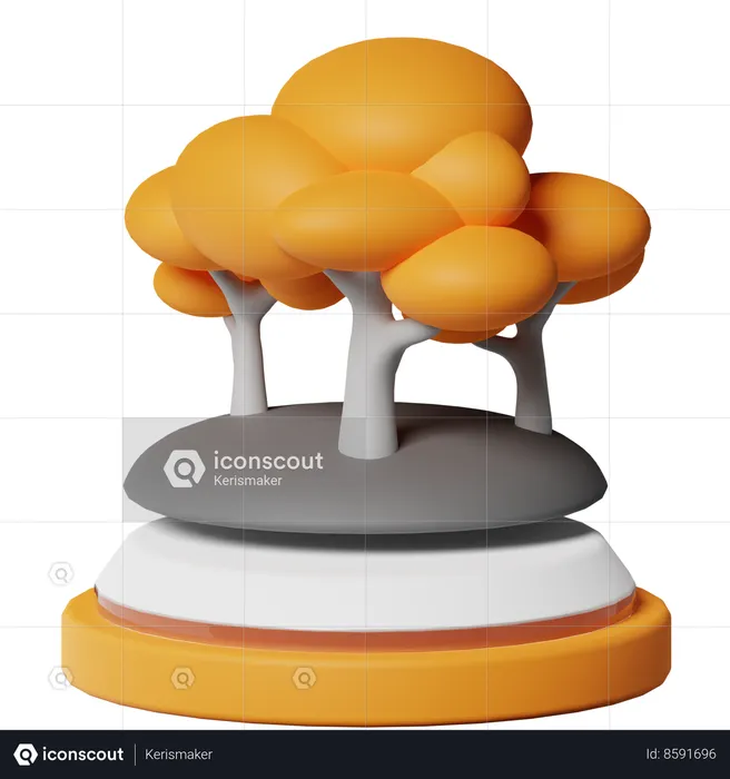 Plant Tree  3D Icon