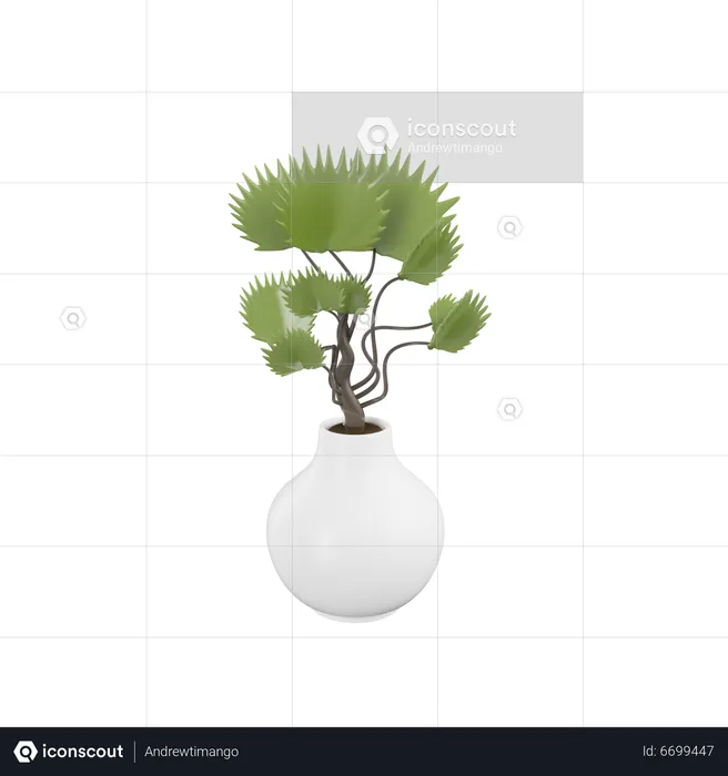 Planta da casa  3D Icon