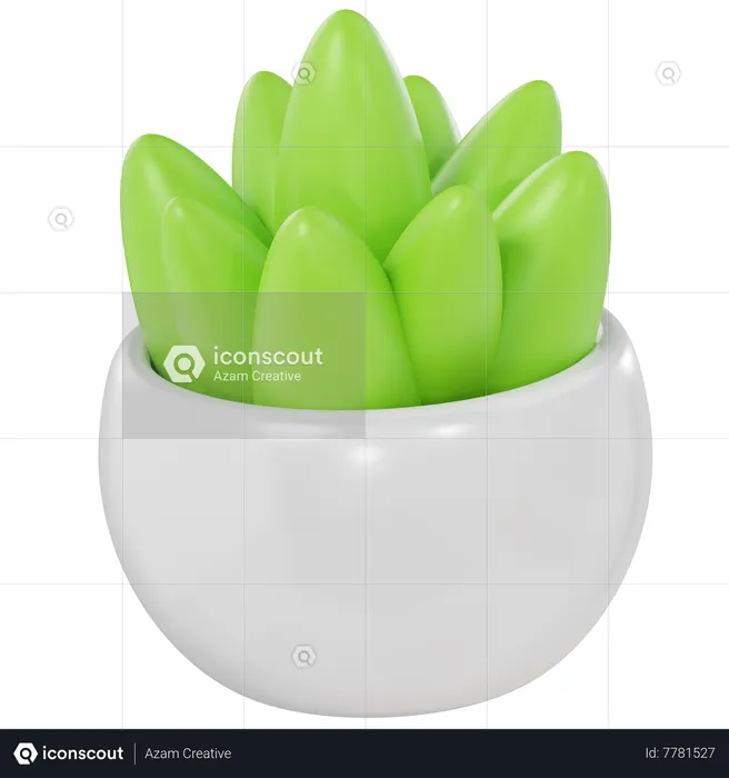 Planta de mesa  3D Icon