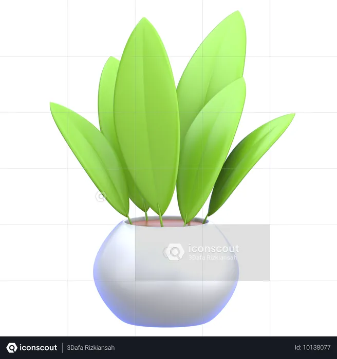 Planta decorativa  3D Icon