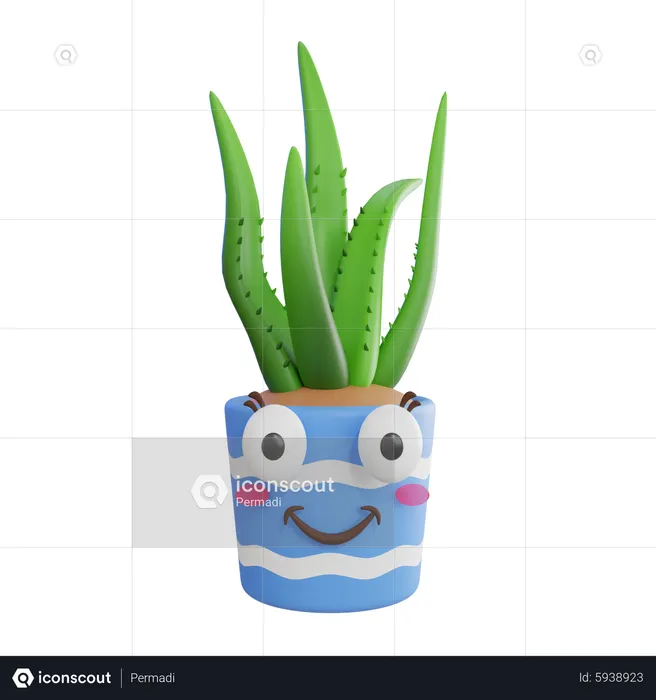 Planta fofa  3D Icon