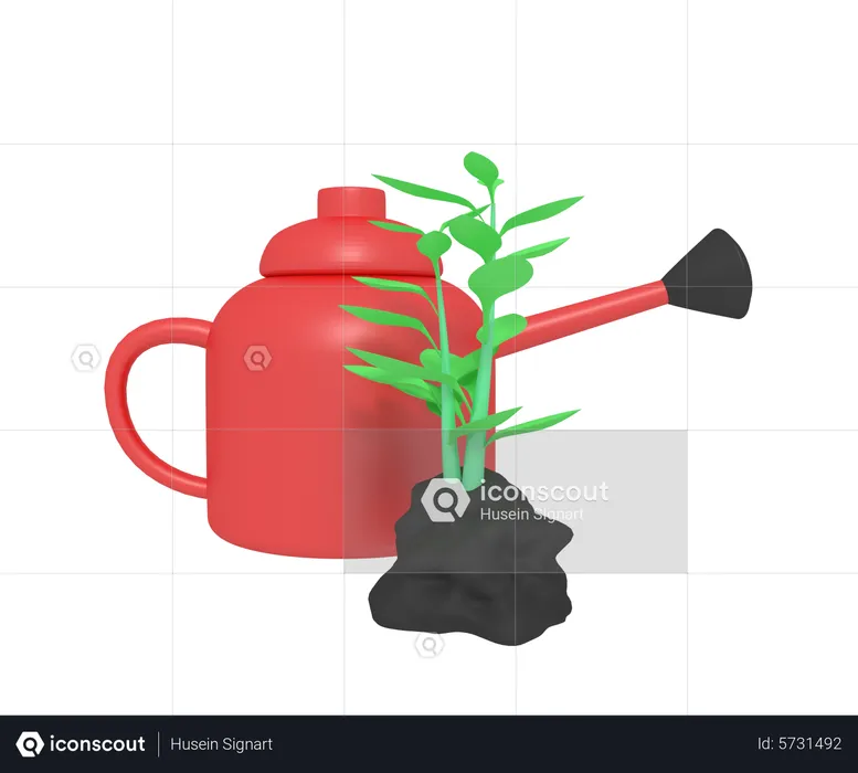 Plantas acuáticas  3D Icon