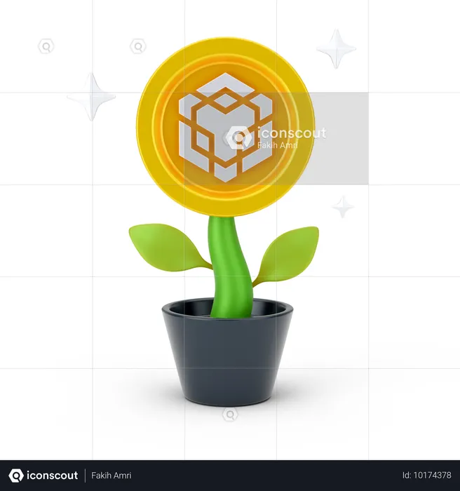 Usine de binance  3D Icon