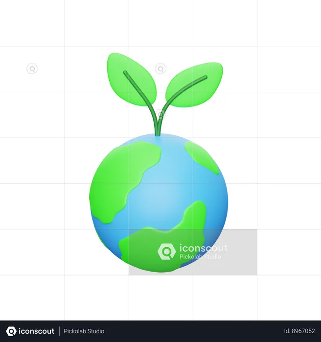 Plante terrestre  3D Icon