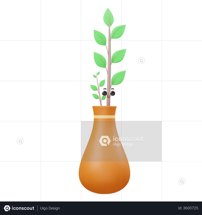 Planties  3D Illustration