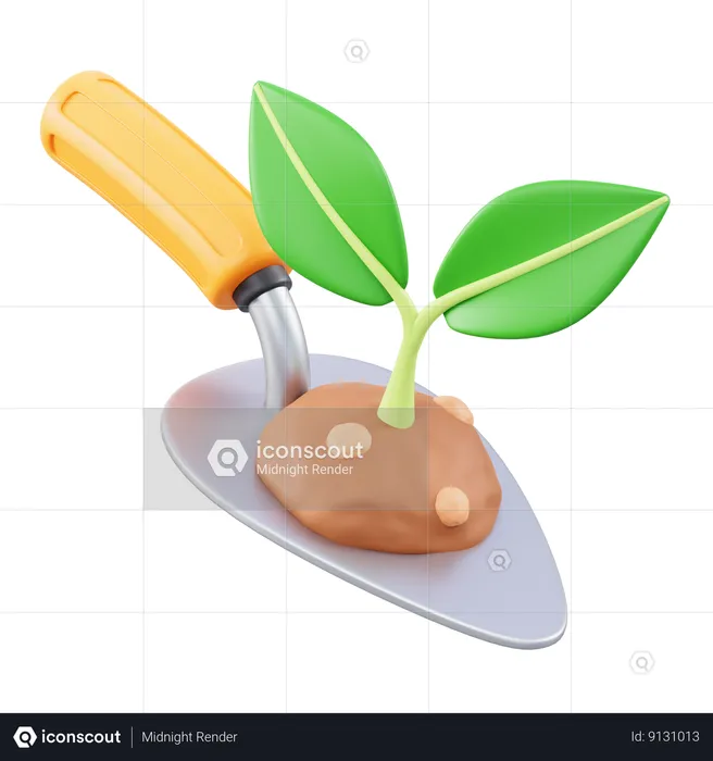 Planting Seeds  3D Icon