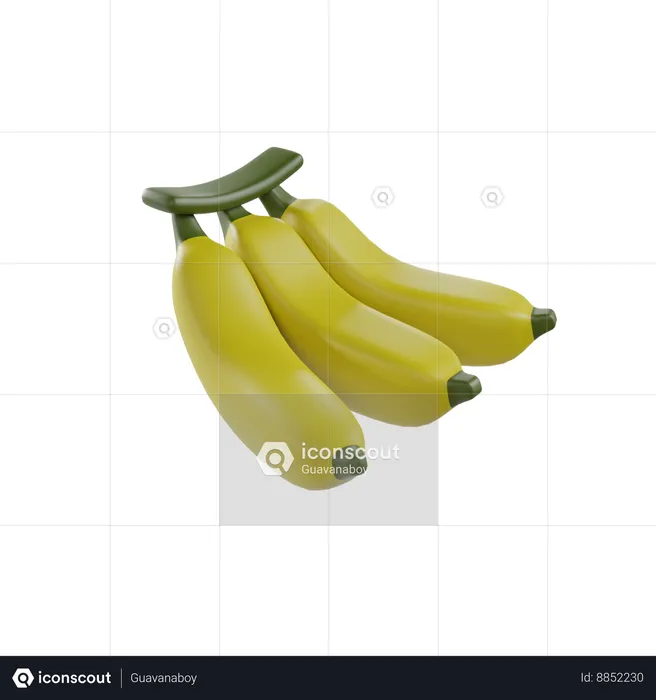 Banana  3D Illustration