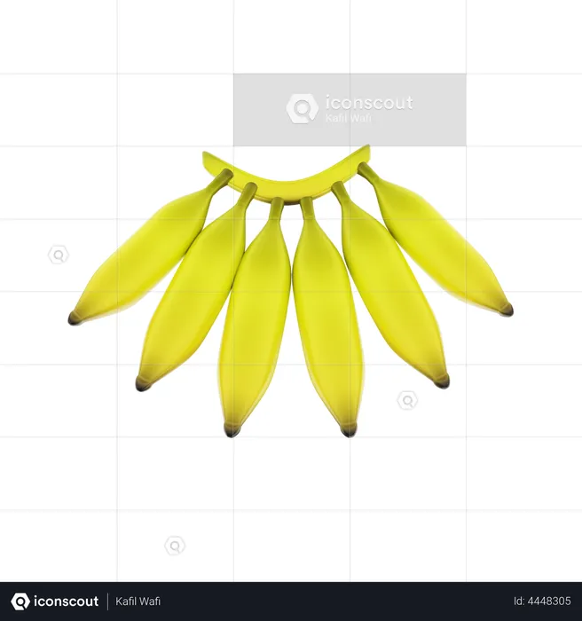 Banana  3D Illustration