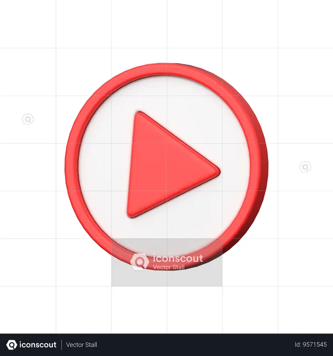 Play  3D Icon