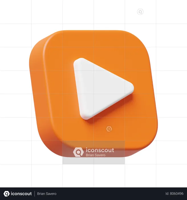 Play  3D Icon