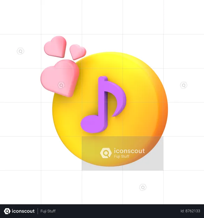 Play Music  3D Icon