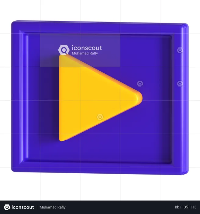 Play Song  3D Icon