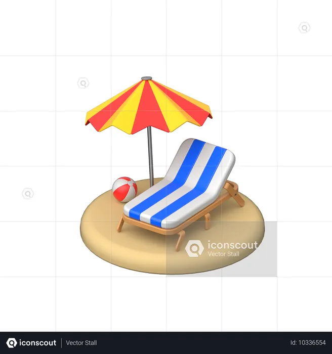 Playa  3D Icon